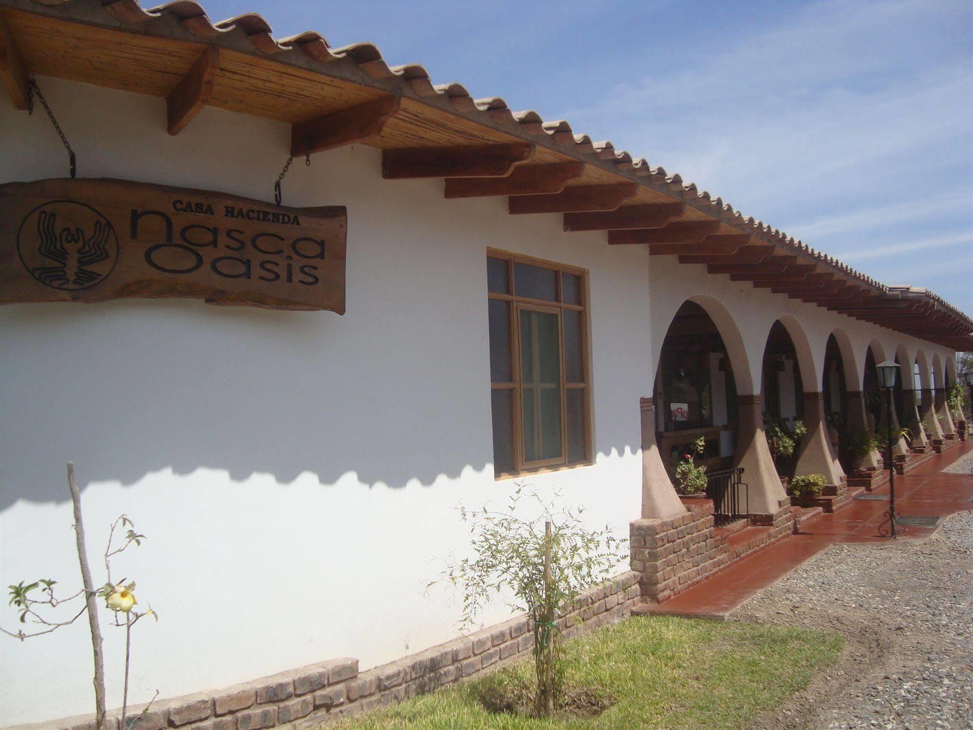 Отель Casa Hacienda Nasca Oasis Наска Экстерьер фото